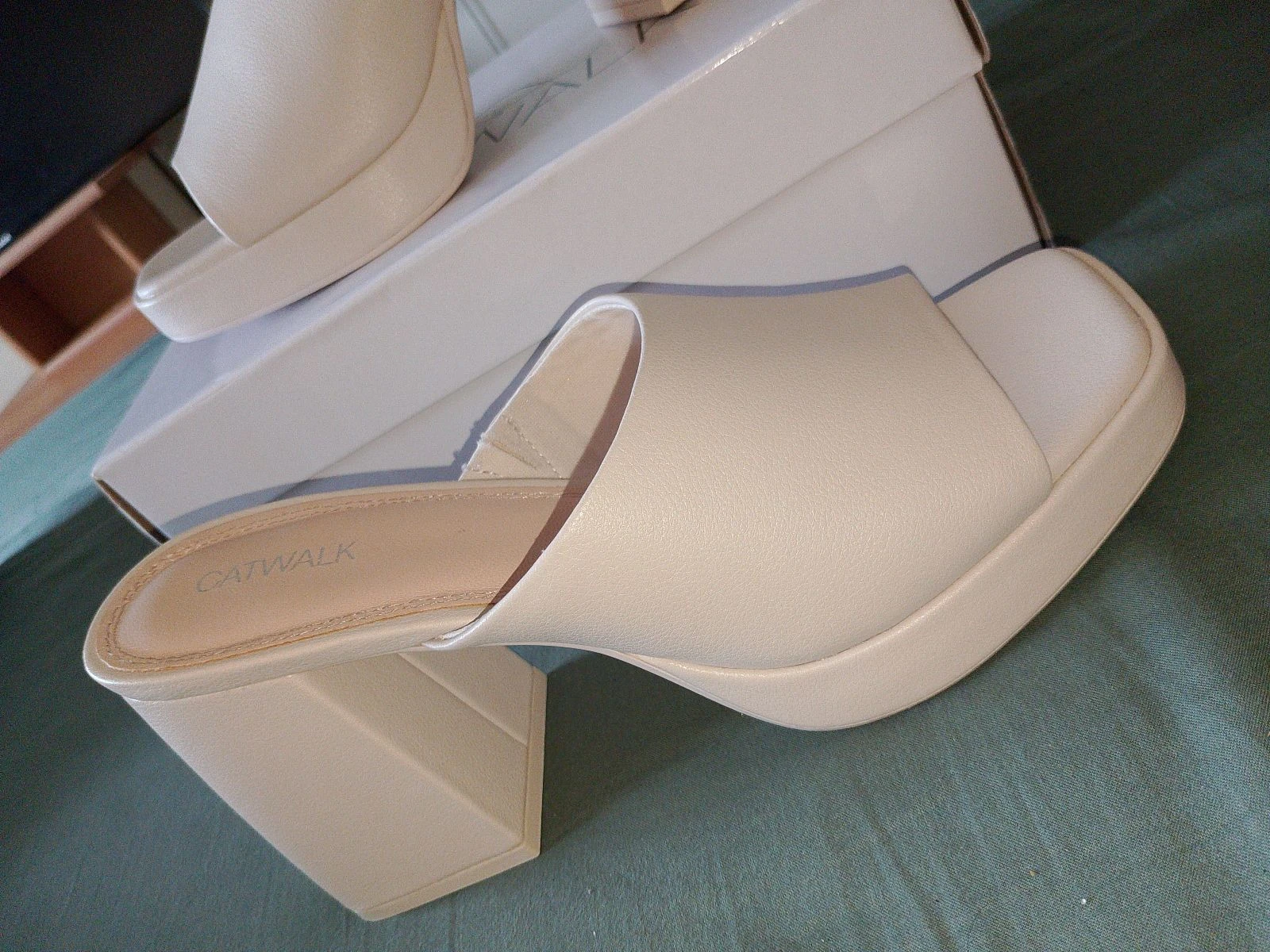 Mullas con tacón y plataforma Catwalk – Talla 40 – Nuevas – photo 3